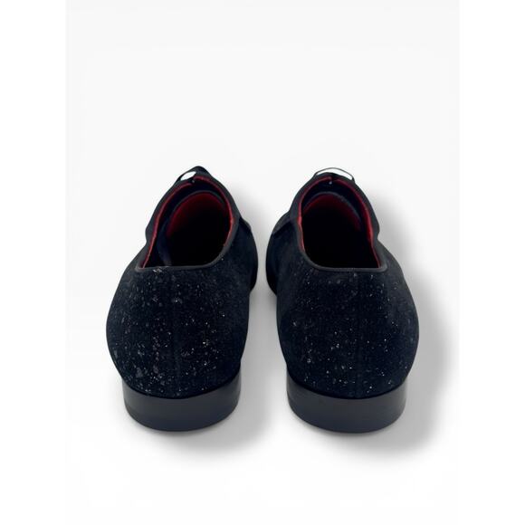 Suede Black Sparkle Lafitte Lace Up Shoes EU 41 main image 5